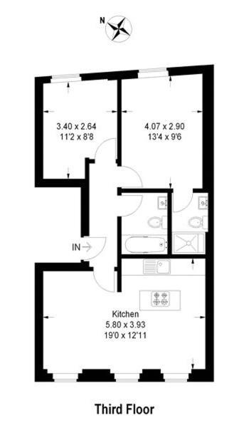 Appartement Bright & Airy Flat With Stunning Rooftop Views